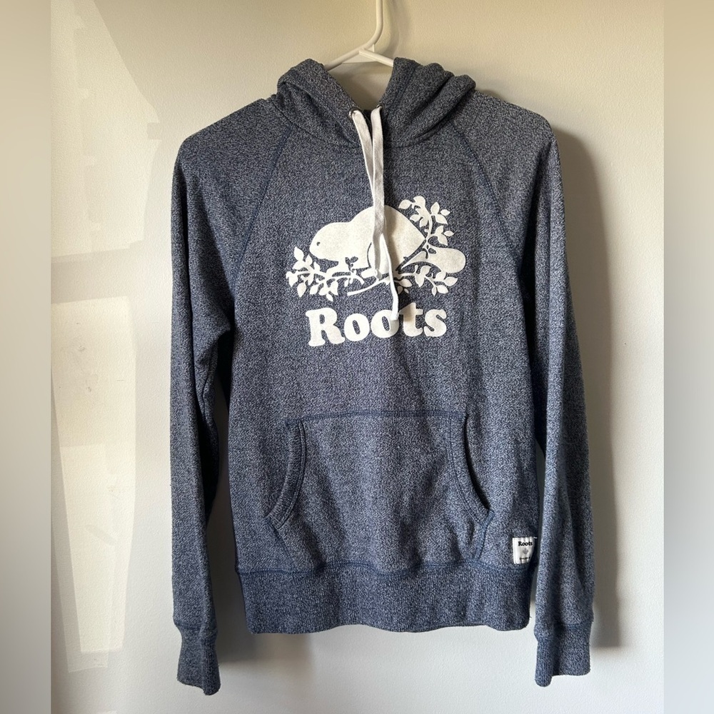 Roots Blue Salt & Pepper Hoodie